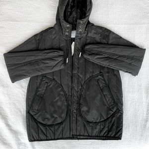NWT Urban outfitters black hooded jacket
